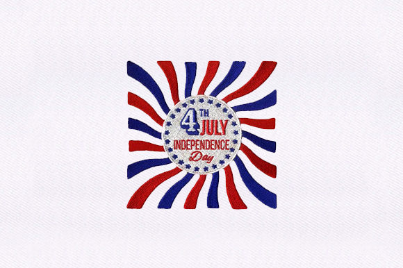 4th July Caption: An Independence Day Embroidery Review