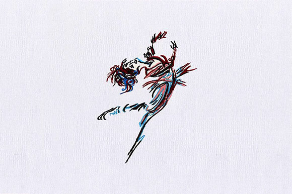 Ballerina Art Brush – Embroidery Design Review
