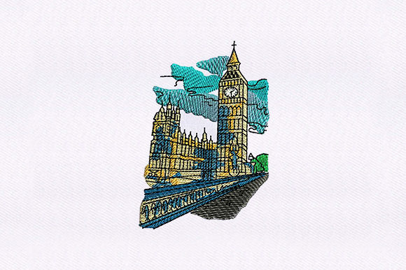 Big Ben Clock Tower: An Embroidered Gift for Keeps