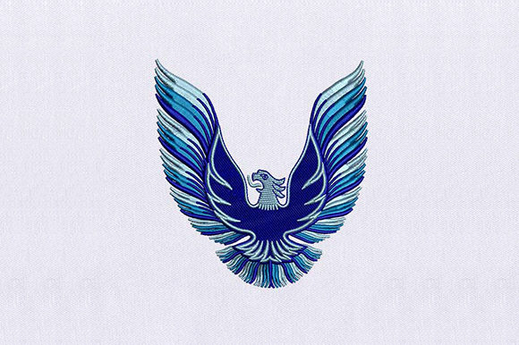 Blue Bald Eagle: Testing a Gift-Ready Embroidery Design