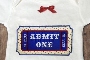 Carnival Ticket Applique Review for Gift Shops