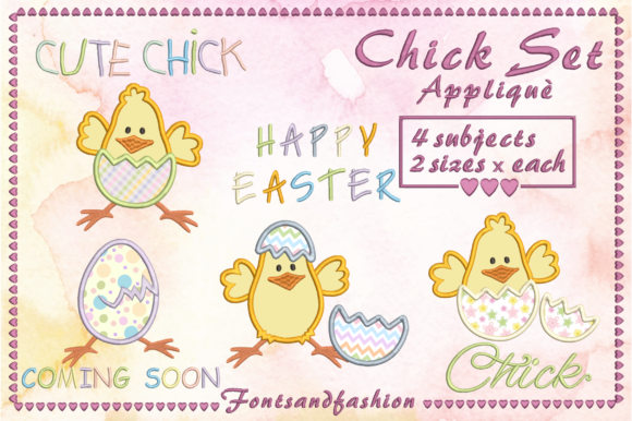 Chick Set Appliquè: Real Talk for Craft Fair Sellers