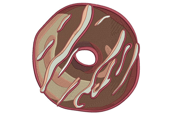 Chocolate Donut: A Sweet Stitch for Boutique Sweatshirts