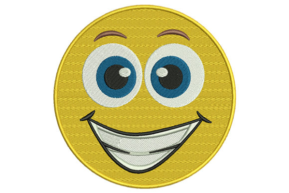 Grinning Emoji Embroidery Design Review