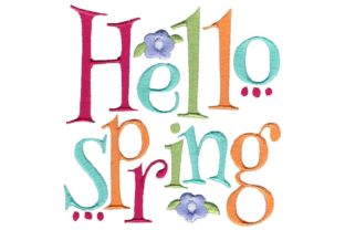 Hello Spring: A Designer's Review for Seasonal Embroidery