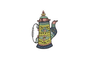 Lime Tea Pot Embroidery Design Review