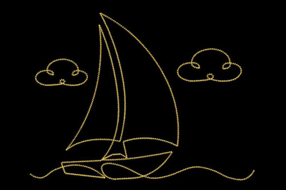 Minimalist Boat: A Low-Stitch Design for Boutique Sweatshirts