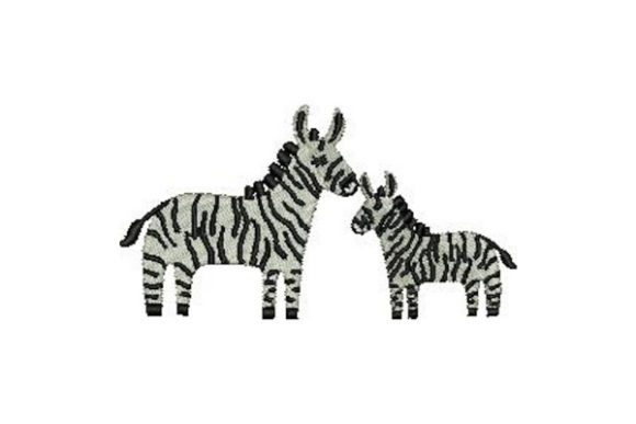 Mom and Baby Zebras: A Seasonal Embroidery Review