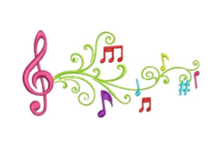 Musical Notes Embroidery Design Review for Etsy Sellers