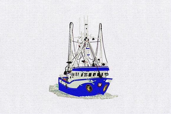 Royal Blue Survey Ship: Embroidery Designer Review